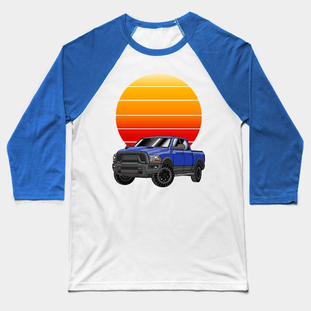 Dodge RAM 1500 Rebel Baseball T-Shirt by Guyvit